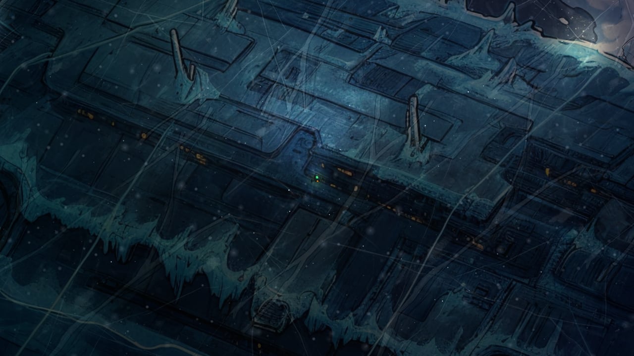 A colony ship sunk under the canyon ice of Frostbreak.